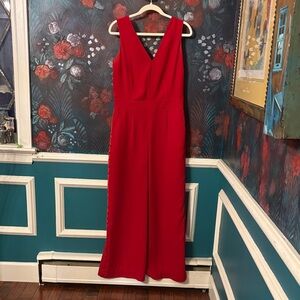 Boden Vibrant Red Jumpsuit